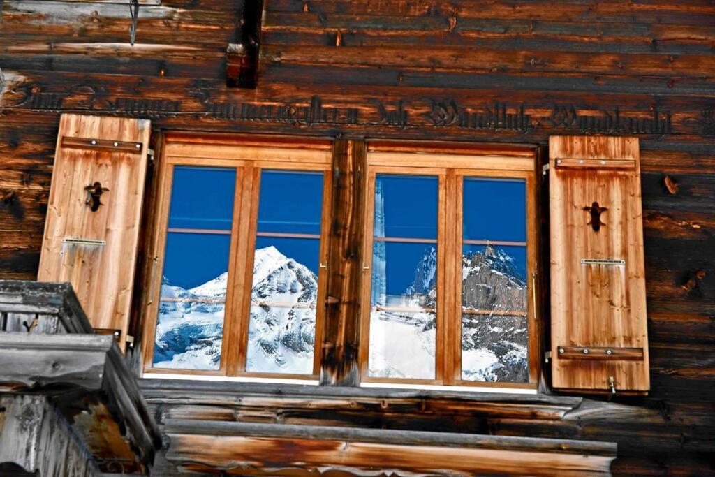 Peacefull Mountains View Apartment Kandersteg Exterior photo